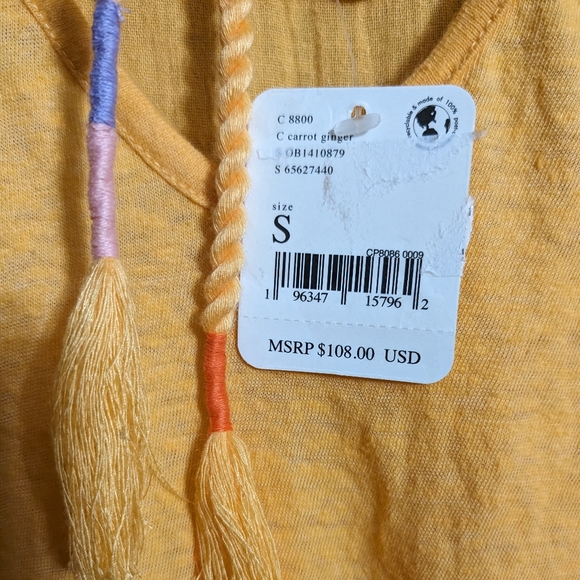 Free People Market Embroidered V-Neck Top - Picture 7 of 9